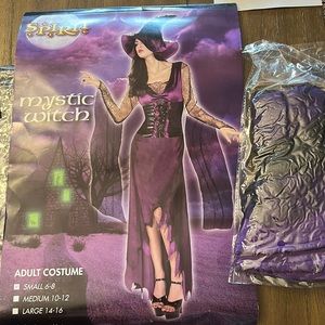NWT mystic witch purple dress Halloween costume